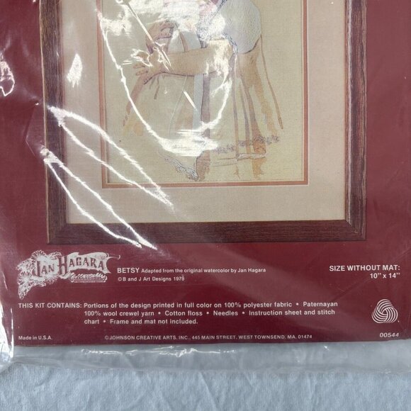 STITCHERY NEEDLE TREASURES Betsy Needlepoint New Sealed 10" X14" - Picture 3 of 3